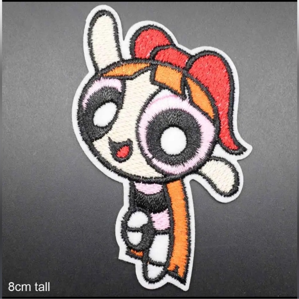 The Powerpuff Girls Iron On Patch, Blossom Iron On Patch